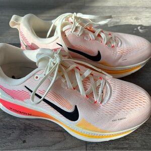 Nike Women's Athletic Shoes - White, Pink, and Yellow